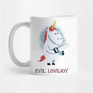 LOVEJOY  Evil Unicorn Sticker and t-shirts