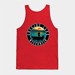 Lovejoy Lake Wisconsin Fishing Tank Top TP0509