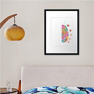 Love Joy Pebble Brain Framed print Premium Merch Store