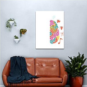 Love Joy Pebble Brain Canvas Print Premium Merch Store