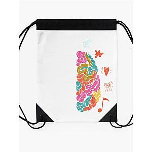 Love Joy Pebble Brain Drawstring Bag Premium Merch Store