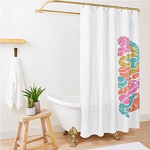 Love Joy Pebble Brain Shower Curtain Premium Merch Store