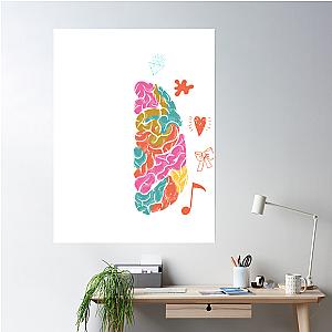 Love Joy Pebble Brain Poster Premium Merch Store