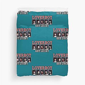 Logo epic loverboy get-lucky Duvet Cover