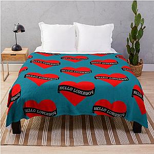 Hello Loverboy Throw Blanket