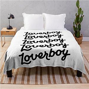 Loverboy Merch Lover Boy Logo Throw Blanket