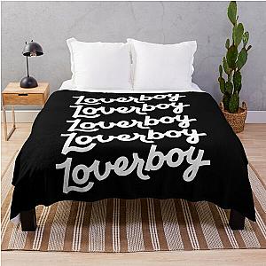 Loverboy Merch Lover Boy Logo Throw Blanket