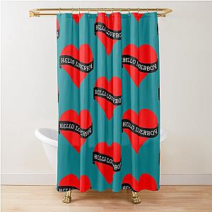 Hello Loverboy Shower Curtain