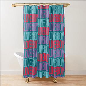 Loverboy Gift Halloween Day, Thanksgiving, Christmas Day Shower Curtain