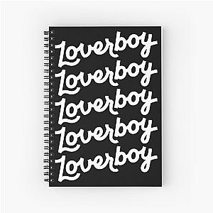 Loverboy Merch Lover Boy Logo Spiral Notebook