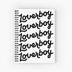 Loverboy Merch Lover Boy Logo Spiral Notebook