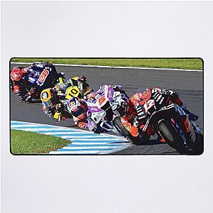 Maverick Vinales, Johann Zarco, Luca Marini and Fabio Quartararo racing during the 2022 Japanese GP