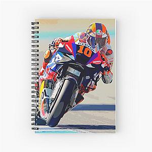 Luca Marini on 2024 MotoGP motorcycle corner racing in the Notebook