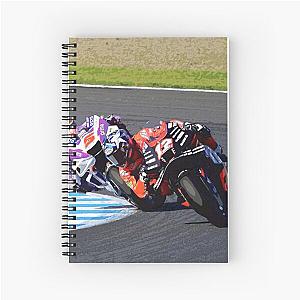 Maverick Viñales, Johann Zarco, Luca Marini and Fabio Quartararo racing during the 2022 Japanese GP