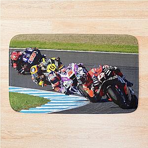 Maverick Vinales, Johann Zarco, Luca Marini and Fabio Quartararo racing during the 2022 Japanese GP