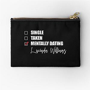 Mentally Dating Lucinda Williams Zipper Pouch