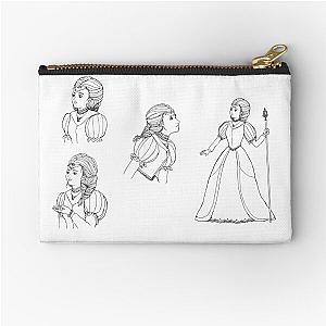 Lucinda Sketches Zipper Pouch