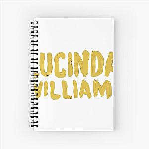 lw21 LUCINDA WILLIAMS Spiral Notebook