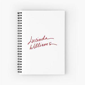 lw02 LUCINDA WILLIAMS Spiral Notebook