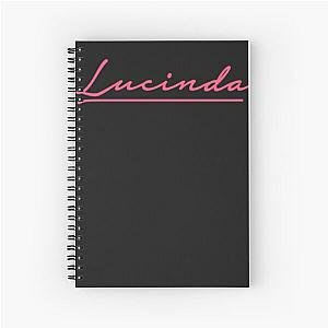 Lucinda logo tee Spiral Notebook