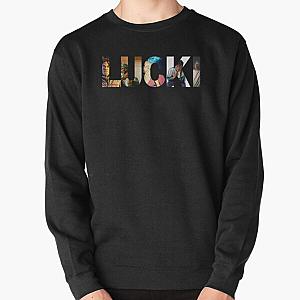 Lucki shirt and sticker  Lucki Hoodie  Pullover Sweatshirt RB1010