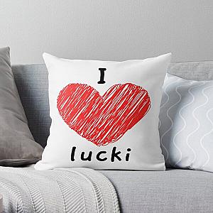 I Love Lucki   Throw Pillow RB1010
