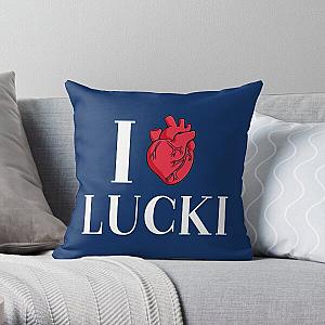 I love Lucki         Throw Pillow RB1010