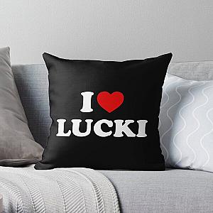 I love Lucki Throw Pillow RB1010