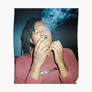 Lucki Puffing Smoke Grainy Poster Poster RB1010