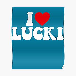 I Love Lucki I Lucki Classic  Poster RB1010