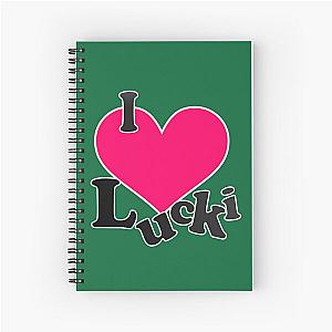 I Love Lucki  Spiral Notebook