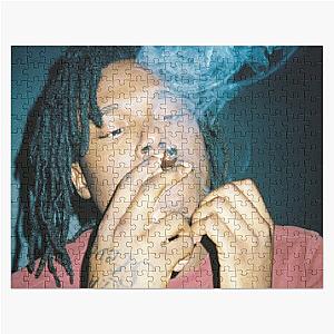 Lucki Puffing Smoke Grainy Poster Jigsaw Puzzle