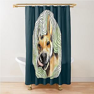 Lucki Girl   Shower Curtain