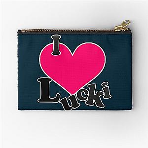 I Love Lucki  Zipper Pouch