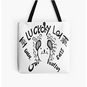 i love funny lucki All Over Print Tote Bag