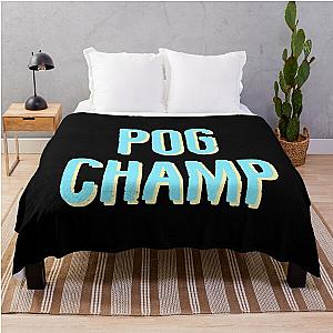 pog champ - pogchamp Throw Blanket RB0208