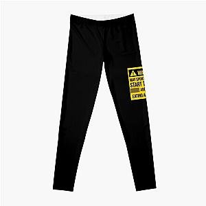 warning may spontaneously talk about eating asbestos  Leggings RB0208