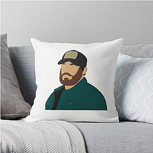 Luke Combs Portrait Throw Pillow RB0208