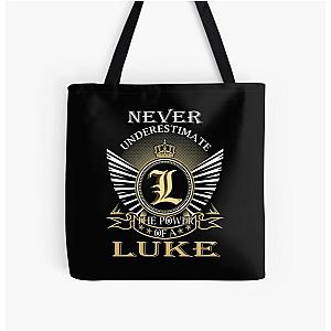 Luke Never Underestimate LUKE   All Over Print Tote Bag RB0208