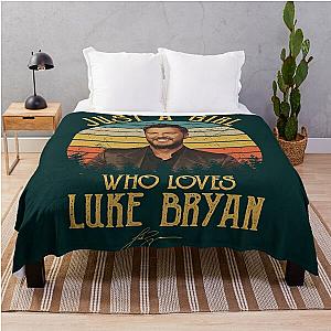 Loves Luke Bryan Gift Fan Throw Blanket RB0208