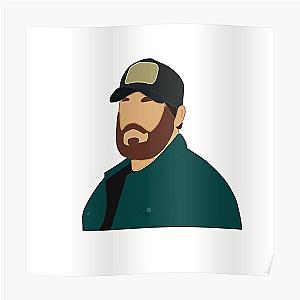 Luke Combs Portrait Poster RB0208