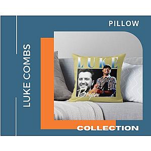 Luke Combs Throw Pillow