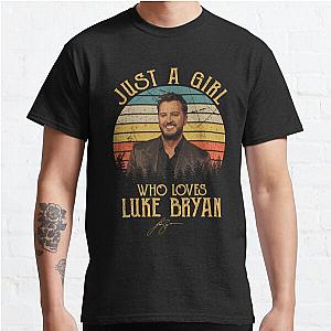 Loves Luke Bryan Gift Fan Classic T-Shirt RB0208