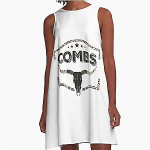 Combs Bullskull Frame A-Line Dress