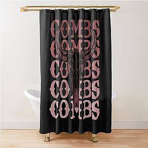 Combs Crazy Bullhead Shower Curtain