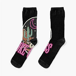 Luke Combs Music Neon Country Socks