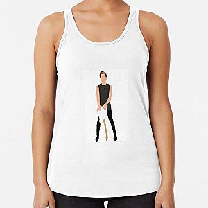 Luke Hemmings Silhouette  Racerback Tank Top