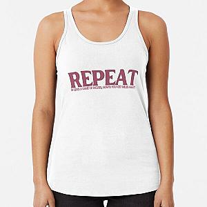 Repeat - Luke Hemmings Racerback Tank Top