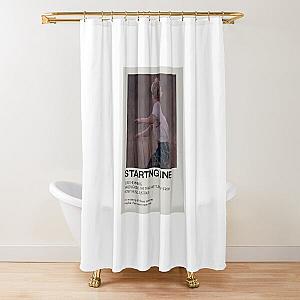 starting line luke hemmings poster Shower Curtain