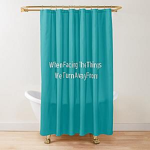 Luke Hemmings - When Facing the Things We Turn Away From Shower Curtain